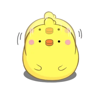 😃 小鸡, 鸟, 动物, 可爱, 黄色, 卡哇伊 telegram sticker
