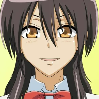 📌 Misaki Ayuzawa Maid Sama! Anime, Maid, Schule, Weiblich, Braune Haare, Misaki telegram sticker