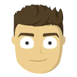 😜 Desenho animado, Personagem, Avatar, Rosto, Masculino, Homem telegram sticker