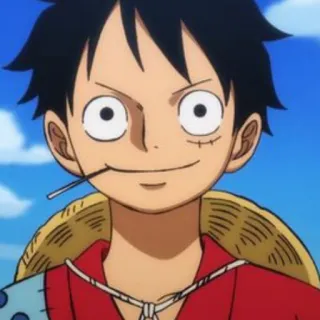 🏴‍☠️ Monkey D. Luffy One Piece anime, one piece, monkey d luffy, straw hat, pirate, cartoon telegram sticker