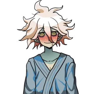 😳 Nagito Komaeda Danganronpa anime, character, danganronpa, nagito komaeda telegram sticker