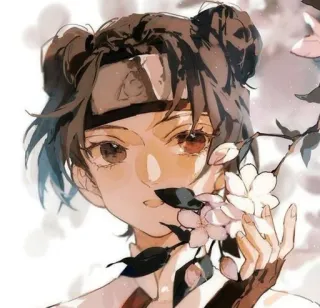 🎋 Tenten Naruto 애니메이션, 닌자, 팬아트, 여자, 캐릭터, 텐텐 telegram sticker