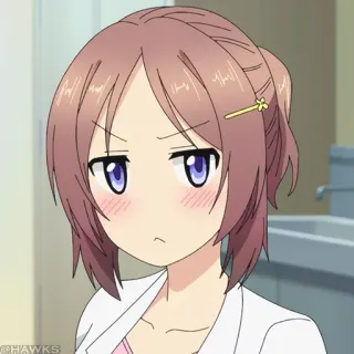 🌡 动漫, 女孩, 卡通, 角色, 可爱, 生气 telegram sticker