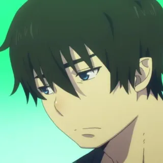 ☁️ Rin Okumura Blue Exorcist Anime, Manga, Blue Exorcist, Rin Okumura, Dämon, Teenager, Animation telegram sticker