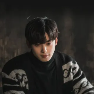 🥰 attore, coreano, maglione, ritratto, asiatico telegram sticker