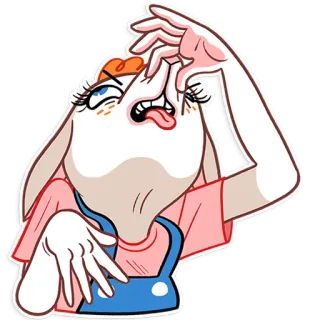 Hillbilly Dolly telegram stickers