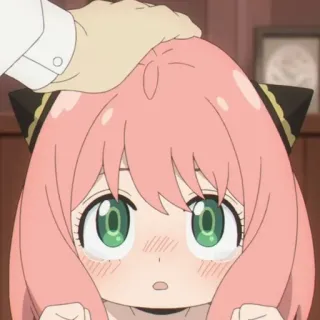 🥜 Anya Forger Spy x Family Anime, Spy x Family, Anya Forger, Słodkie, Kawaii, Manga telegram sticker