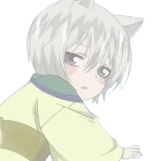 😳 Tomoe Kamisama Kiss Anime, Rubah, Kemonomimi, Imut, Tomoe, Kamisama Kiss telegram sticker