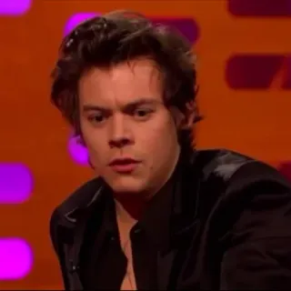 🌸 Harry Styles Harry Styles, chanteur, célébrité, portrait, One Direction, célèbre, beau telegram sticker