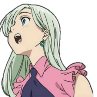😩 Elizabeth Liones Seven Deadly Sins Anime, Elizabeth Liones, Seven Deadly Sins, Princesa, Personagem telegram sticker