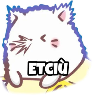🌬 ETCIÙ 고양이, 재채기, 카와이이, 귀여운, 만화, 동물, 표정 telegram sticker