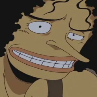 🎨 Usopp One Piece ウソップ, ワンピース, アニメ, 漫画, キャラクター, 面白い telegram sticker