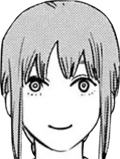 🙃 Makima Chainsaw Man anime, manga, character, portrait telegram sticker