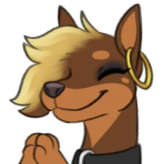 😁 Doberman telegram sticker