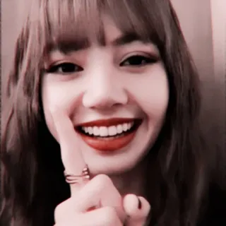 😊 Lisa woman, celebrity, kpop, singer, person, portrait, female whatsapp sticker