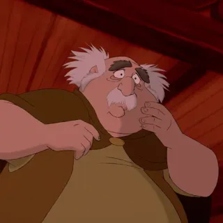 🥀 Maurice Beauty and the Beast cartoon, disney, old man, inventor, animated, beauty and the beast, maurice telegram sticker