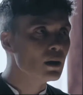 🆗 Thomas Shelby Peaky Blinders Thomas Shelby, Peaky Blinders, Cillian Murphy, Birmingham, Gangster, Serial whatsapp sticker