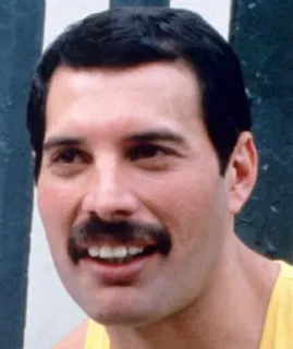 😃 Freddie Mercury cantante, musicista, Queen, Freddie Mercury, iconico telegram sticker