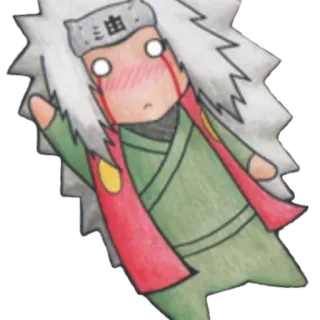 😳 由 Anime, Chibi, Sticker, Schattig, Cartoon telegram sticker