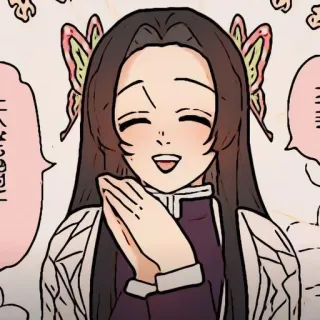 🌸 ここに Anime, Karakter, Manga, Gadis, Senyum, Lucu whatsapp sticker