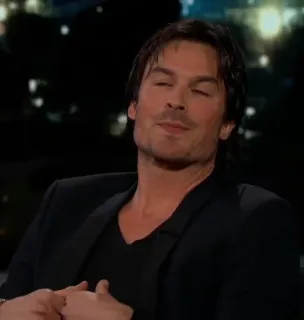 🖤 Ian Somerhalder actor, celebrity, man, portrait, tv telegram sticker