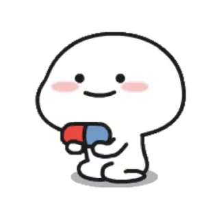 ☁ Cartoon, Figur, Pille, Medizin, Gesundheit telegram sticker