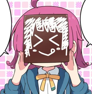 😋 动漫, 漫画, 可爱, 女孩, 角色, 肖像 telegram sticker