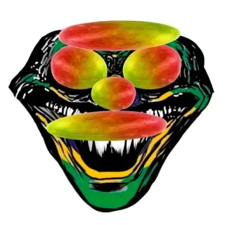 🤣 มีม, ผลไม้, ใบหน้า, โทรลล์ telegram sticker