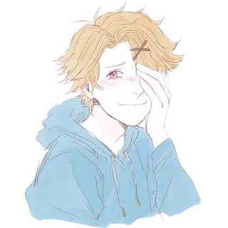 ☺️ Anime, Personaje, Arte, Ilustración, Manga, Dibujos animados telegram sticker