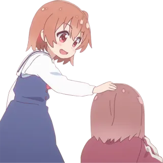 🤗 anime, gadis, persahabatan, kartun telegram sticker
