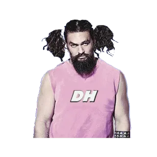 🤨 DH hombre, barba, celebridad, rosa, actor telegram sticker