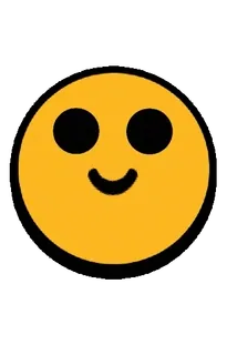 🥲 Emoji, Sonrisa, Feliz, Amarillo, Cara whatsapp sticker