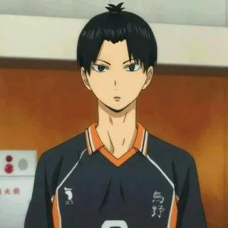 🏐 Tobio Kageyama Haikyuu!! anime, Haikyuu!!, Tobio Kageyama, character, volleyball, sports whatsapp sticker