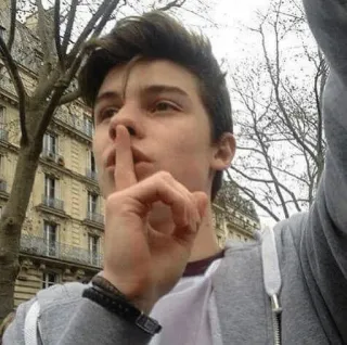 🤫 Shawn Mendes celebrità, cantante, shhh, silenzio, quiete, dito sulle labbra, shawn mendes telegram sticker