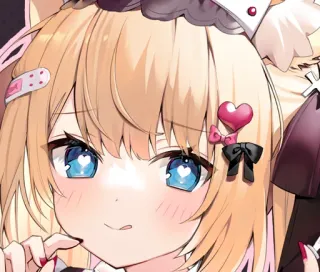 😈 Anime, Infermiera, Kawaii, Carino, Cuore, Fiocco telegram sticker