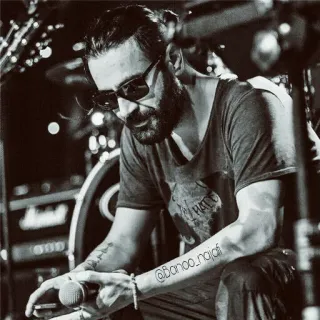 💛 @danco_najafi musician, singer, danco najafi, music, man, sunglasses telegram sticker