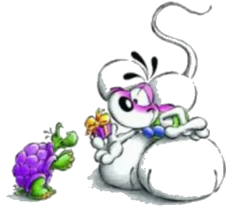 ❤ desenho animado, animal, tartaruga, presente, presente, personagem telegram sticker