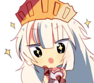 ✨ anime, kawaii, manga, cute, character, sticker, female whatsapp sticker