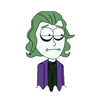 🫨 Joker Joker, Kartun, Penjahat, DC Comics telegram sticker