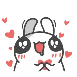 😍 パンダ, 可愛い, ハート, 愛, 愛らしい telegram sticker
