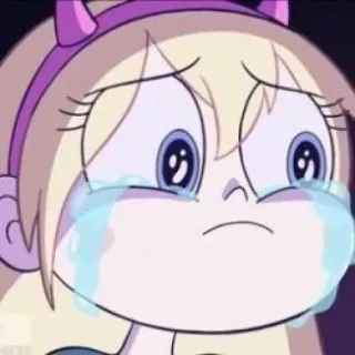 😭 Star Butterfly Star vs. the Forces of Evil การ์ตูน, ร้องไห้, อนิเมะ, เศร้า, น้ำตา, สตาร์ บัตเตอร์ฟลาย telegram sticker