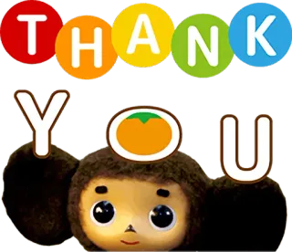 👍 THANK YOU thank you, gratitude, appreciation, cute, cheerful telegram sticker