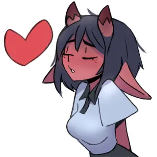 ❤️ Michiru Kagemori BNA: Brand New Animal telegram sticker