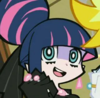 😁 Panty Anarchy Panty & Stocking with Garterbelt Anime, Desenho animado, Personagem, Panty Anarchy, Panty & Stocking telegram sticker