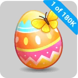 🎁 1 of 180K อีสเตอร์, ไข่, ผีเสื้อ, เครื่องประดับ, ของตกแต่ง telegram sticker