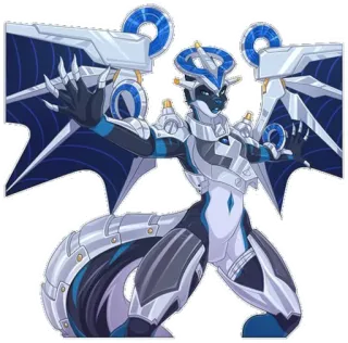 💙 Furry, Anthro, Drache, Fantasy, Rüstung, Science Fiction telegram sticker