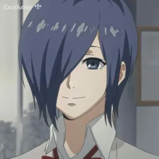 🐰 Touka Kirishima Tokyo Ghoul Аниме, Манга, Персонаж, Портрет telegram sticker