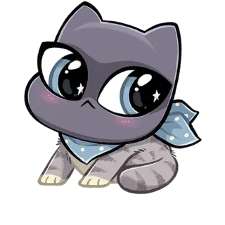 🙄 고양이, 새끼고양이, 귀여운, 동물, 스티커 telegram sticker