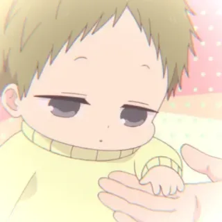 🥺 baby, anime, süß, cartoon, kleinkind, kind telegram sticker