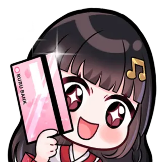 🤑 Ruru Amamiya Nijisanji RURU BANK telegram sticker